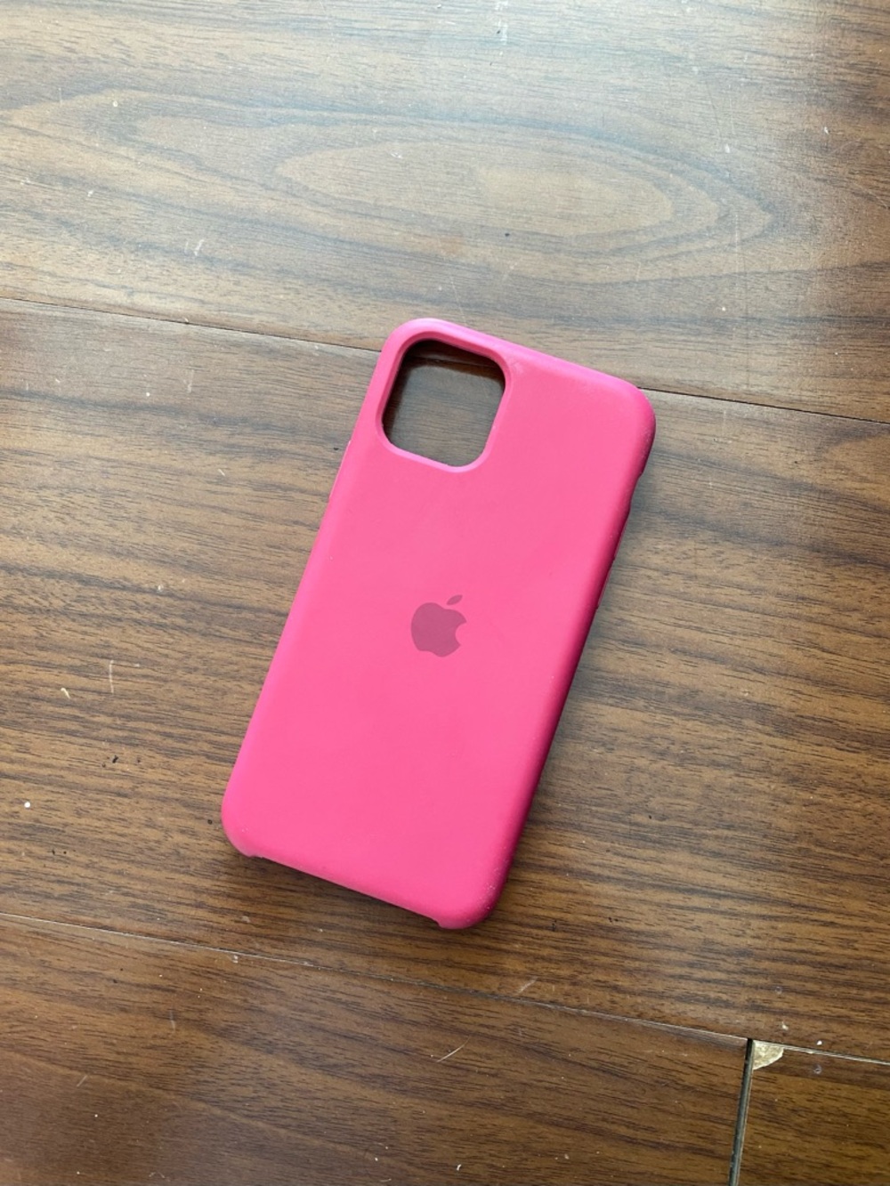 iPhone 11 Apple Hot Pink Silicone iPhone Case - Smooth Protective Cover